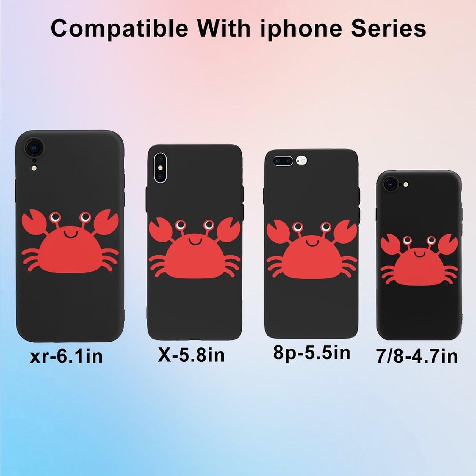 Amazon.co.jp: iPhone12Pro用ケース 赤いかに TPU スマホケース